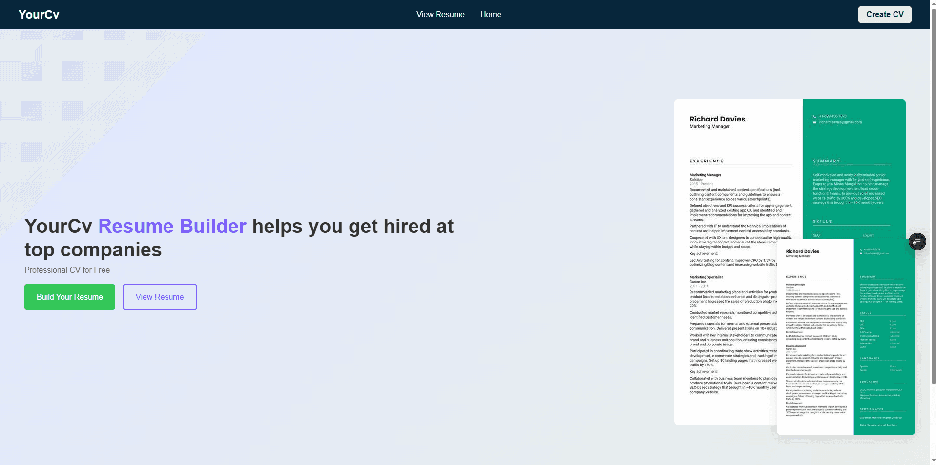 Static Dynamic Resume